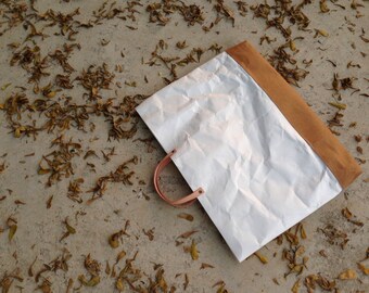 Tyvek Kraft Paper Tote Bag: Washable, Eco Friendly Handbag