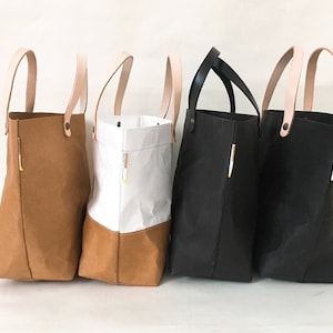 Borsa in carta lavabile. Portapranzo ecologico