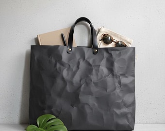 Tyvek Kraft Paper Tote Bag: Washable, Eco Friendly Handbag