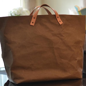Borsa per la spesa: borsa per la spesa in carta kraft/borsa da mercato/borse/lavabile, leggera ed ecologica