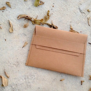 Custodia per carte: custodia per biglietti da visita in carta kraft/portafoglio borsa di carta kraft sottile/borsa per soldi/borsa piccola