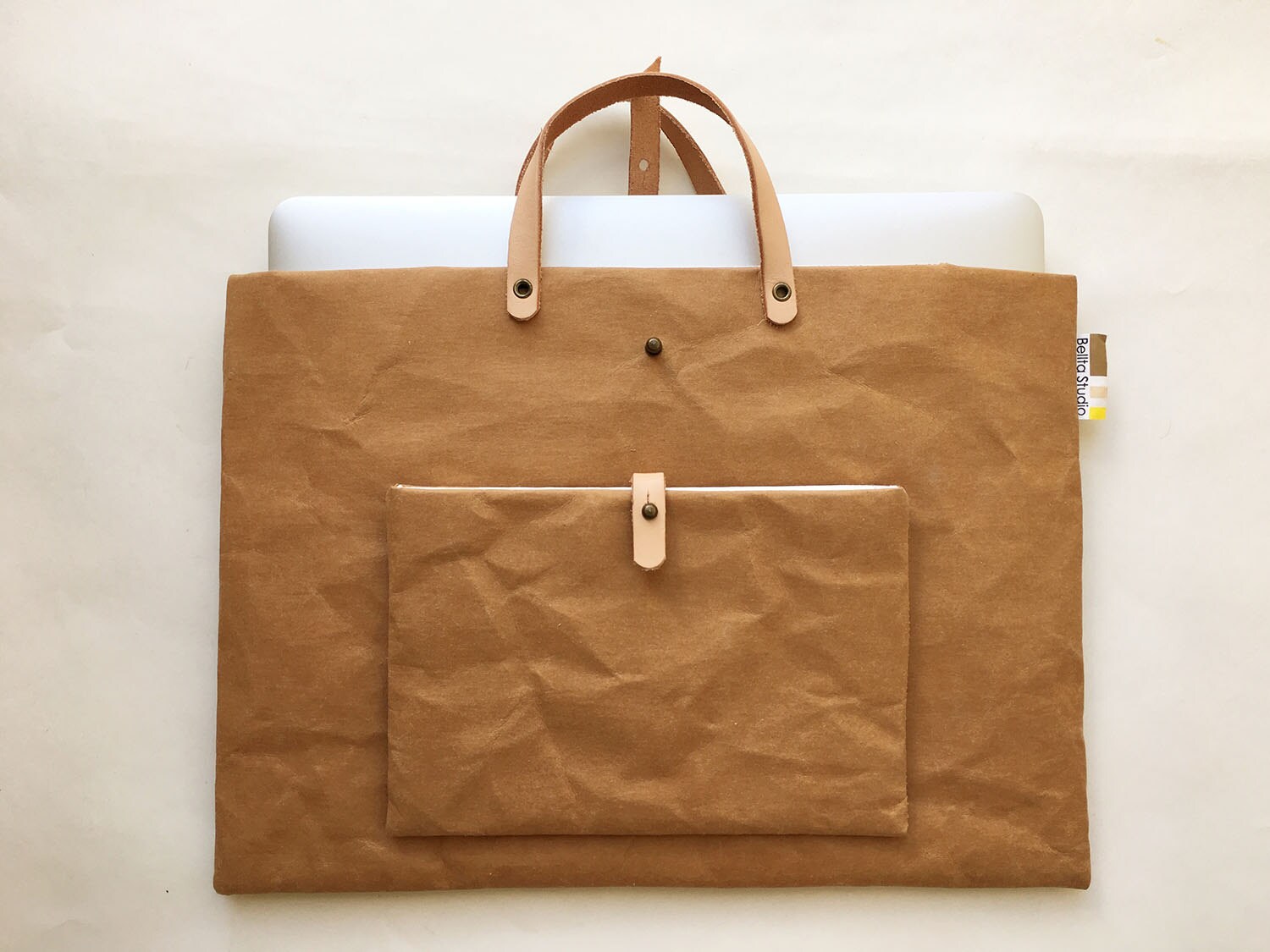 Macbag Tyvek and Kraft Paper Simple Laptop Bag/pocket Bag/laptop Case