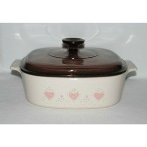Corning Ware &quot;Corelle&quot; FOREVER YOURS Medium 2 L Casserole with Brown Lid A-2-B