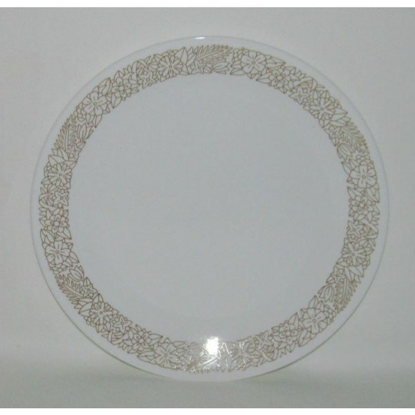 Corning Ware "Corelle" WOODLAND BROWN Dinner Plate