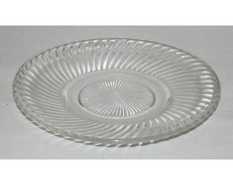 Federal Glass DIANA Crystal Bread and Butter Plate