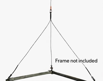 Hand-Built Portable Jungle Antenna (VHF) – Tuned & Field Proven. Frame Not INCLUDED