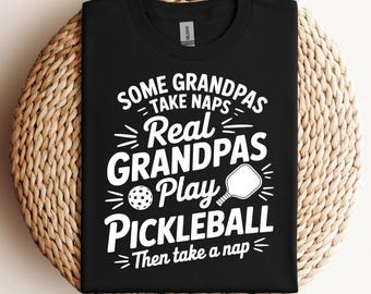 Real Grandpas Play Pickleball Svg Png Pdf Funny Grandpa Svg Pickleball Svg Sports Svg Active Grandpa Svg Paddle Game Svg