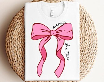 Lazo navideño SVG, lazo navideño PNG, Svg navideño, Svg de feliz Navidad, Svg de camisa navideña, Invierno, Svg navideño de moda