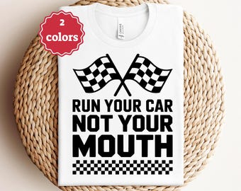 Conduce tu coche, no tu boca Svg Png Pdf Divertido coche Svg Carreras Svg Entusiasta de la mecánica Svg Carrera callejera Svg Mecánico Svg Archivo de corte Cricut