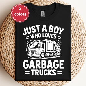 nur ein junge, der liebt Müllautos svg Kinder Müllauto Design Kleinkind Shirt Schnittdatei Cricut png svg pdf Sublimation Download