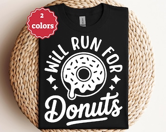 Zal lopen voor Donuts Svg Png grappig Running Svg Donut Lover Svg Runner leven Svg Fitness Humor Svg training Shirt Svg Cricut-bestand