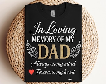 In Loving Memory Of My Dad Svg Png Memorial Svg Tribute Svg Loss Svg Father Svg Remember Svg Inspirational Svg Cricut Cut File