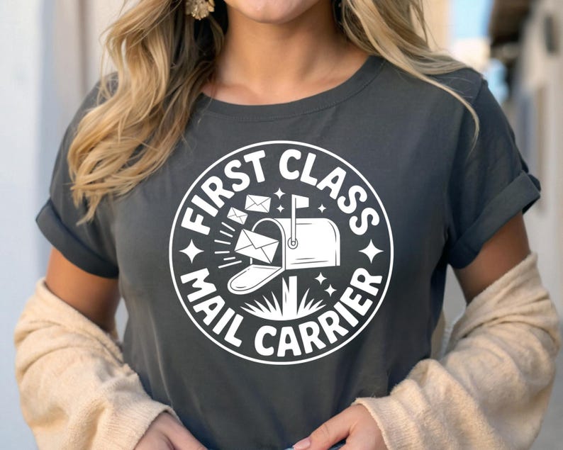 First Class Mail Carrier Svg Png Pdf Postal Worker Svg Mail Carrier Svg ...