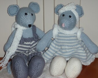 e-Pattern - Merry Mice - gorgeous dressed mouse pattern