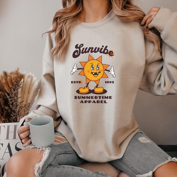 Retro oversized sweatshirt hotsell
