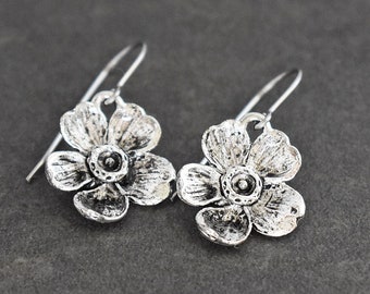 Daffodil Earrings, Flower Earrings