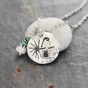 Chickadee Necklace, Moonstone Necklace, Bird Lover Gift, Tiny Bird Necklace, Silver Chickadee, Mama Bird