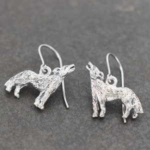 Howling Wolf Earrings