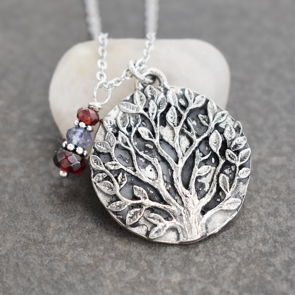 Willow Tree Necklace, Tree Pendant
