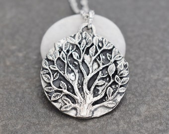 Willow Tree Necklace, Tree Pendant