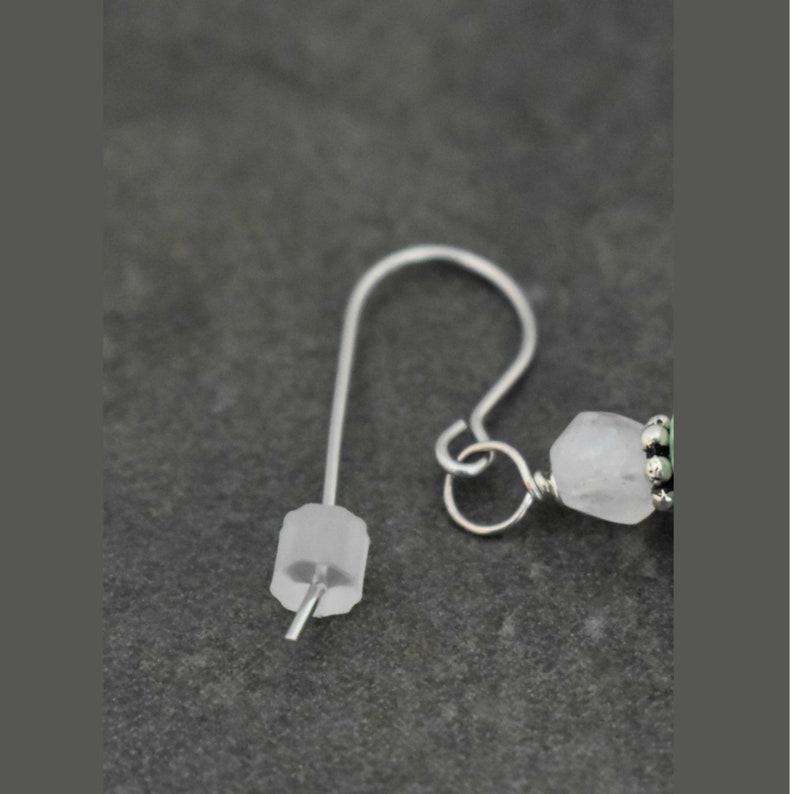 Fire Agate Gemstone Earrings image 5