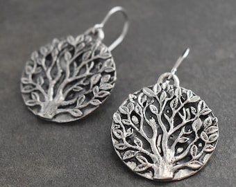 Willow Tree Earrings, Tree Earrings