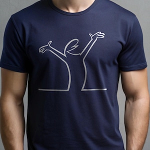 La Linea Funny T-Shirt, Nostalgia Tee, Unisex Softstyle Top, Retro Cartoon Shirt, Gifts for him for 70s Kids, Birthday gift, MAGA