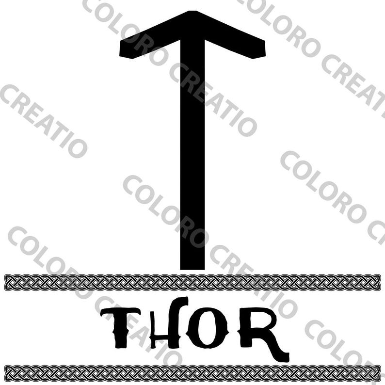 Viking Runes SVG for Cricut Silhouette, Norse Alphabet Clipart, Elder Futhark Font for Laser Cutting, Wood Burning, Sublimation, Vector Art image 2