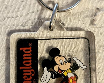 Disneyland Vintage Mickey Mouse Keychain