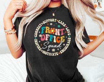 Front Office Squad Shirt, Retro Secretary Shirt, Administrative Assistant Shirt