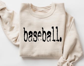 Baseball Sweatshirt, Baseball Game Day Sweatshirt, Baseball Game Day Sweatshirt for Women, Sports Mom Sweatshirt, Gameday Sweatshirt
