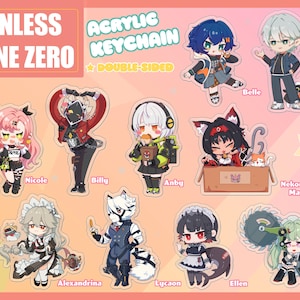 Zenless Zone Zero Keychains/ Zenless Zone Zero Character Keychains/ ZZZ Keychains /Character Keychains/ Cute Accessories