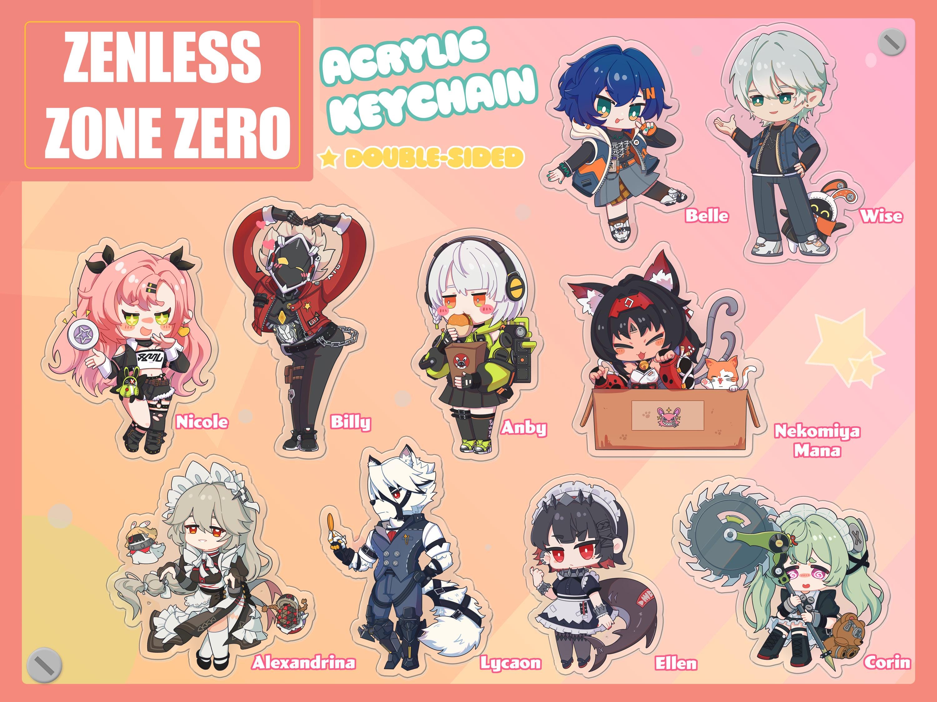 Zenless Zone Zero Acrylic Keychain: ZZZ Character Keychain - Etsy