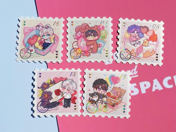 Love and Deepspace Character Stickers: Foil Hot Stamp, Xavier,  Zayne, Rafayel, Sylus, Caleb