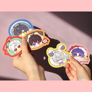 Love and Deepspace Stickers /Sylus /Rafayel /Zayne /Xavier /Caleb /Cute Stickers/Sticker pack