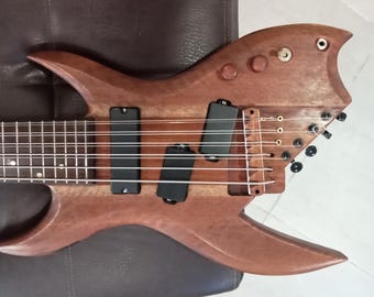 doom metal,,G# Bich style 10 strings bass,insane unique kind of instrument,,extreme rare woods,100%handwork,ships fast
