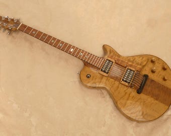 LP style neck thru version guitar preorder