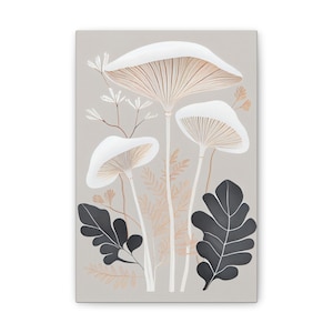 Enchanting Mushroom Canvas Art - Nature-Inspired Home Decor