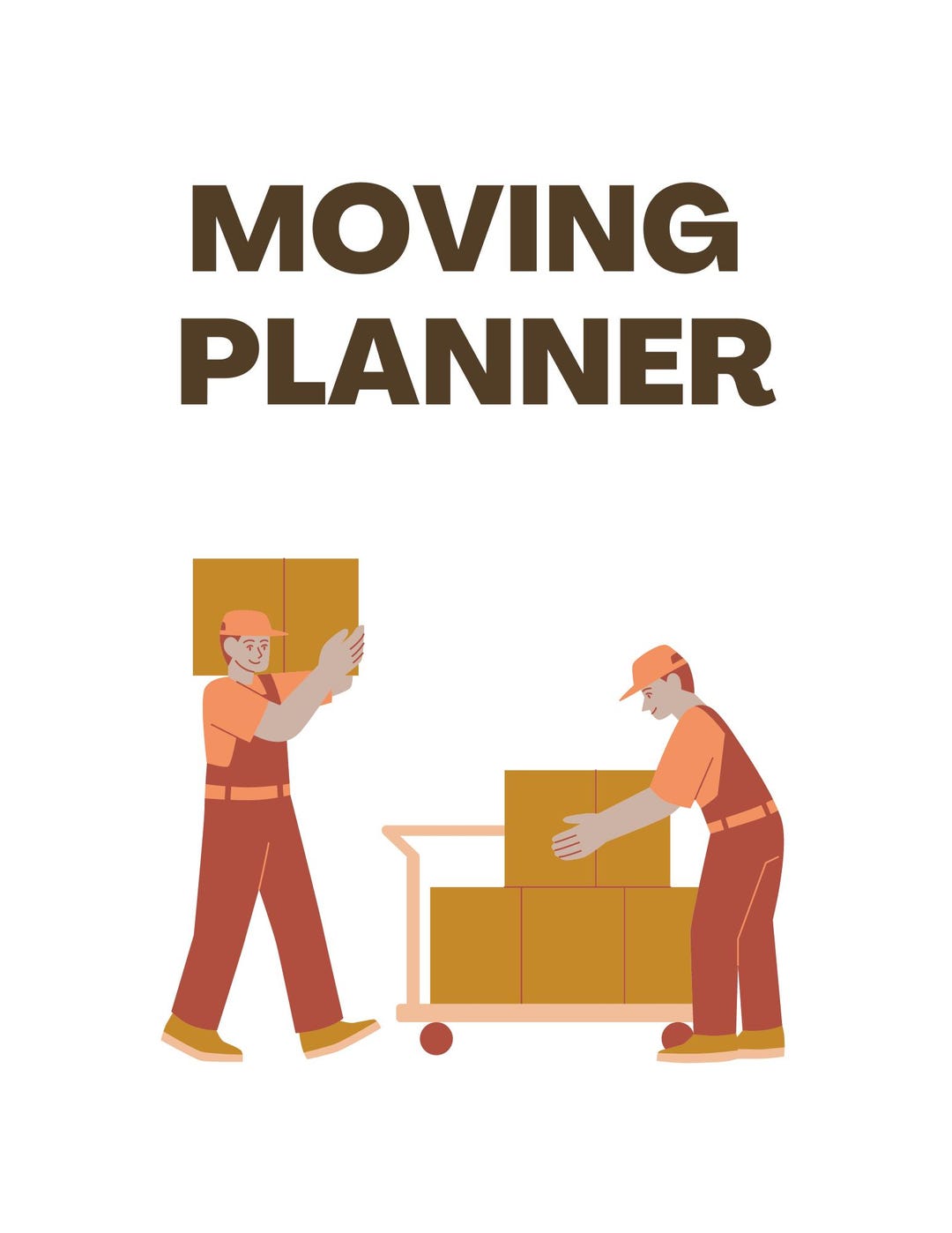 Ultimate Moving Planner | Printable Moving Checklist, Organizer ...