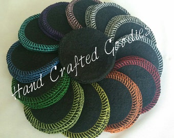 Discos limpiadores faciales de cáñamo orgánico, lavables, reutilizables, de algodón, ecológicos, desmaquillantes, exfoliantes, toallitas tónicas, cero residuos.