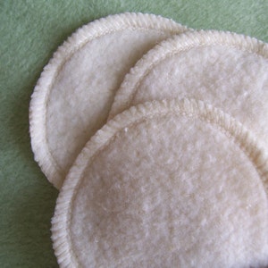 Hemp Facial Cleansing Rounds Pads Washable Reusable Organic Cotton Fleece Eco Friendly Makeup Removers Scrubbies image 7