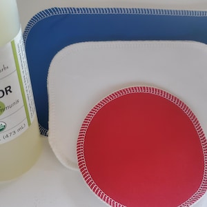 Organic Castor Oil Hemp Cotton Pad Wrap Pack Waterproof PUL Compress Inflammation Detox Pain Neck Breast Liver Gall Bladder Reusable Pads