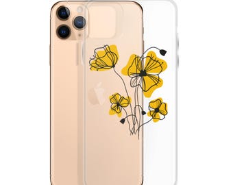 Clear Case for iPhone® ,Flowers.