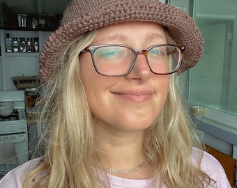 Crochet Bucket Hat Pattern: Beginner-Friendly PDF with 6 Sizes (Digital Download)
