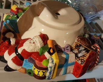 Ceramic Christmas Tree Toy Base