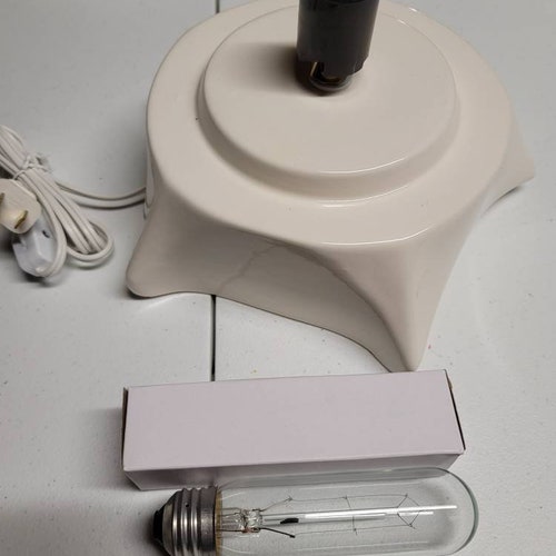 Wood Ceramic Christmas Tree Base With Light Etsy