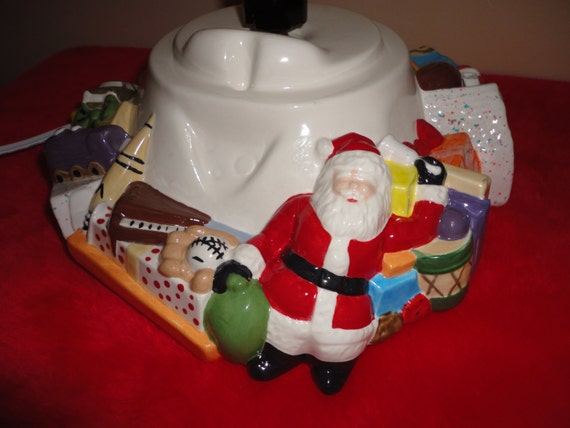 Ceramic Christmas Tree 26 Inches Tall With Toy Base - Etsy