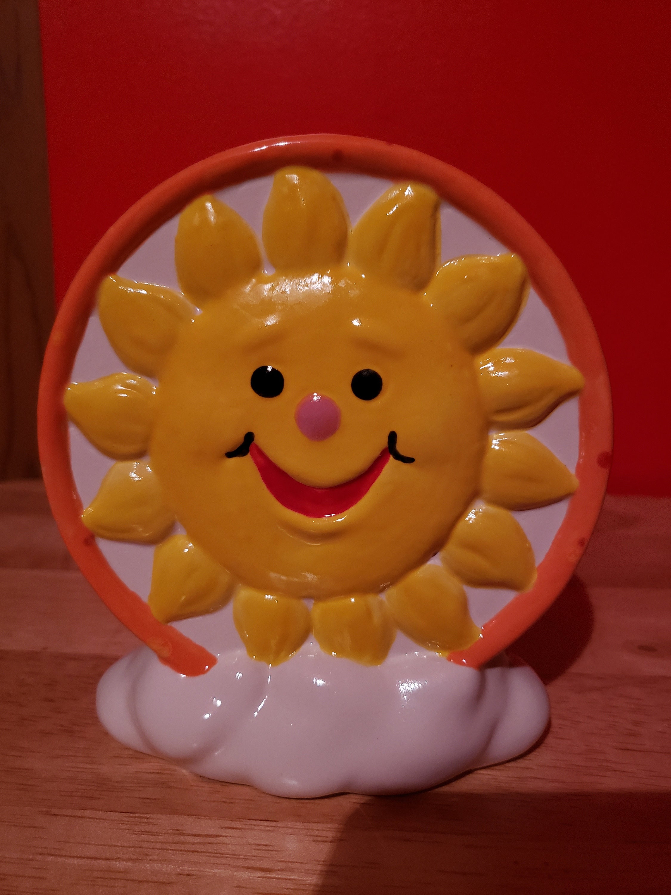 Piggy Bank Sun n Moon, new, just made in my studio!