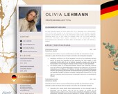 Lebenslauf Vorlage Deutsch, Bewerbungsvorlagen, Lebenslauf Vorlage Word und Pages, Ausbildung Bewerbung, Tabellarischer Lebenslauf