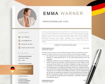 Moderne Bewerbungsvorlage, Word Pages Lebenslauf Vorlage Deutsch Bewerbung Vorlage, Bewerbungsvorlagen Deutsch CV Vorlage Bewerbungsmappe